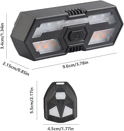 ✅Lampka Tylna Led Z
Kierunkowskazami
6 Trybów Pracy
Pilot Zdalnego Sterowania
8000 Lumenów
700 mAH