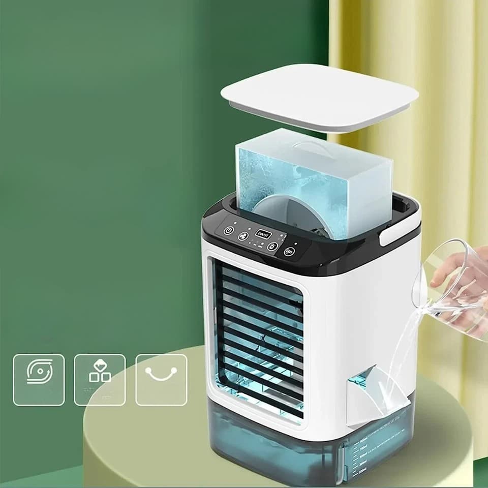 ✅Klimatyzator Hipersoniczny 900Ml 
-Dwa Tryby Klimatyzowania
- Trzy Biegi Pracy 
-Tryb Boosting 
-Niski Pobór Mocy (12W)
Uchwyt Do Przenoszenia +Podświetlanie
7 Kolorów
WPROWADZ MIŁE POWIETRZE