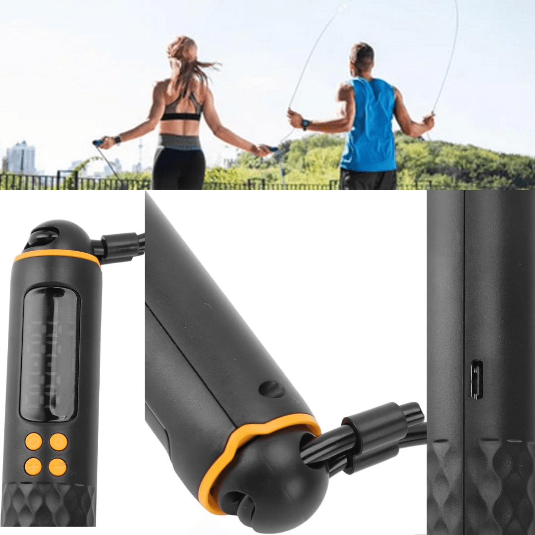 ✅Skakanka Elektroniczna
Wyświetlaczem HD
Funkcja Timera / Licznik Skoków
Zasilanie USB