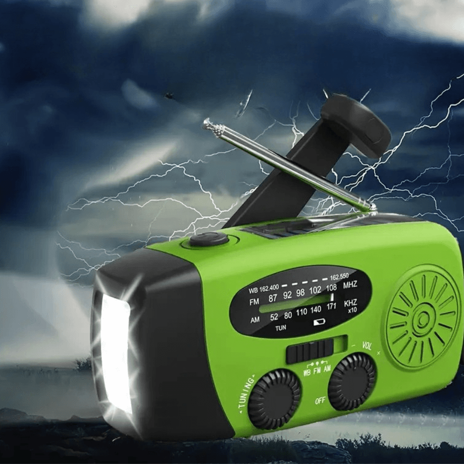 ✅Radio Turystyczne Z Korbką Awaryjną
Trzy Metody Ładowania
Funkcja Latarki
Funkcja PowerBank