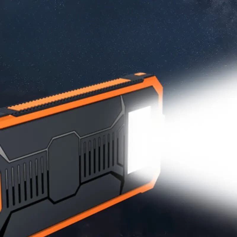 ✅Powerbank 10000 mAh.
 Ładowanie Solarne
2X Usb 1x Usb-C.
+Latarka Awaryjna