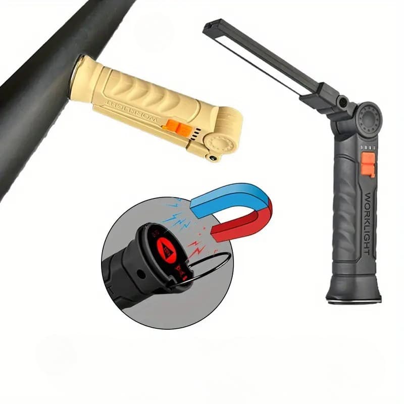 ✅Zestaw Roboczych Lamp LED.
4 Tryby Pracy.
Montaż Magnezowy.
Składana Konstrukcja.
2 Szt.