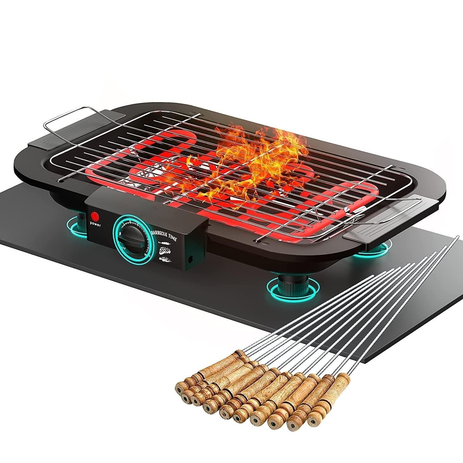 ✅Elektryczny Grill Bezdymny
-6 Regulacji Temperatury
-Szybkie Nagrzewanie
-Temp. Max.  350 Stopni
-Nieprzywierający Ruszt.
Przysmaki Z Grilla Cały Rok