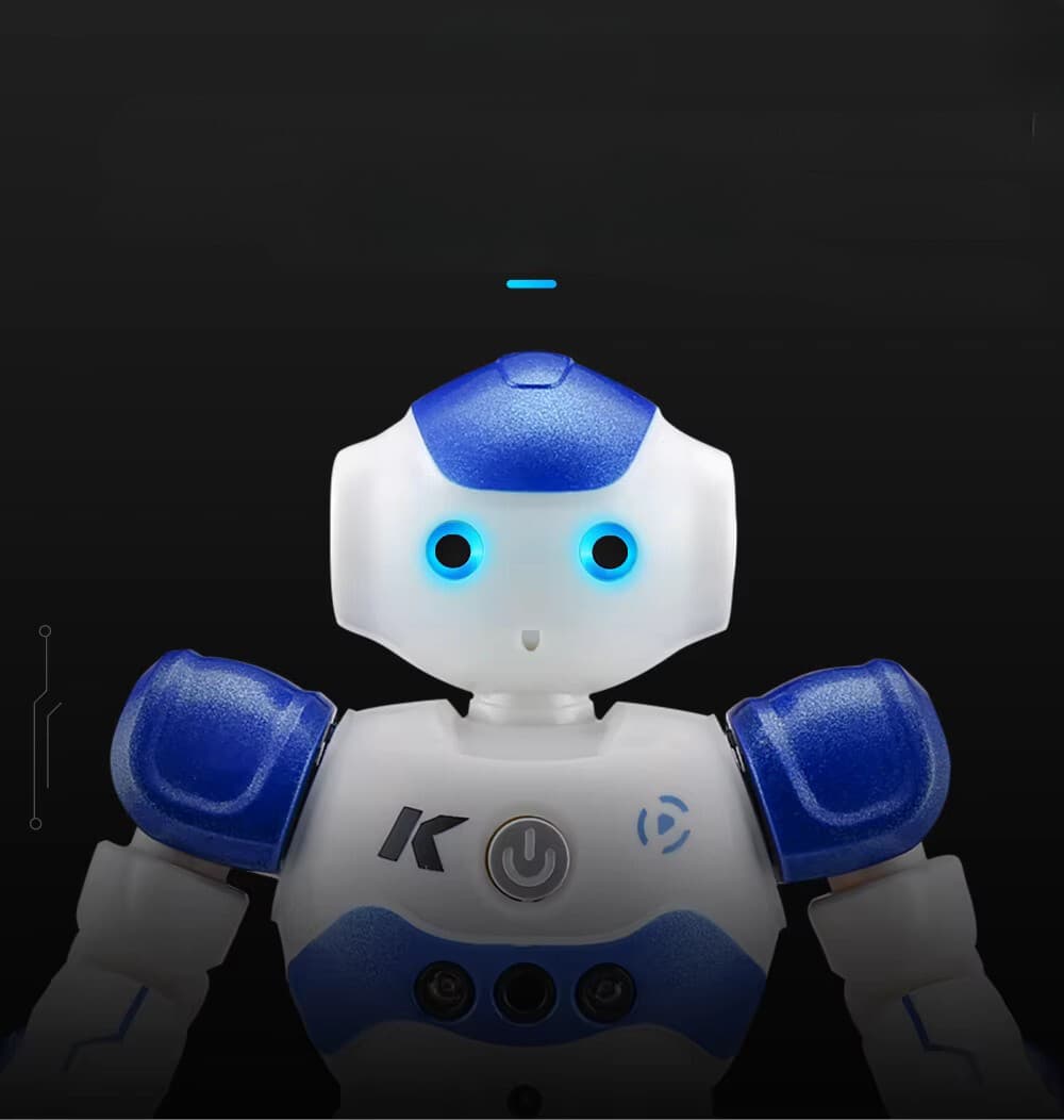✅Robot Interaktywny z Funkcją Sterowania Gestami. 
Patrole/Omijanie Przeszkód.
Oczy LED.