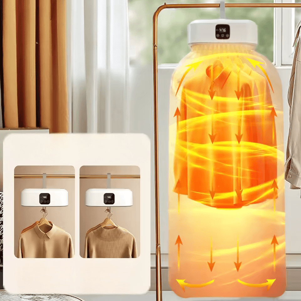 ✅Suszarka Bezprzewodowa 600W
Sterylizacja UV
Suche Ubrania W 30 Minut