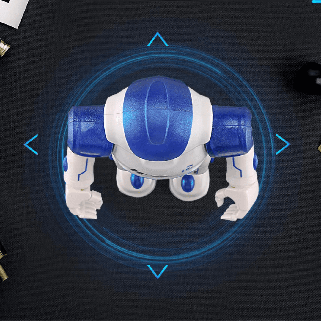 ✅Robot Interaktywny z Funkcją Sterowania Gestami. 
Patrole/Omijanie Przeszkód.
Oczy LED.