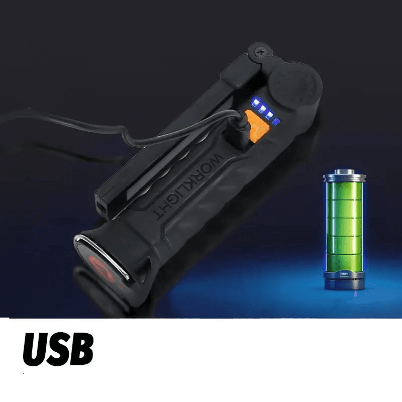 ✅Zestaw Roboczych Lamp LED.
4 Tryby Pracy.
Montaż Magnezowy.
Składana Konstrukcja.
2 Szt.