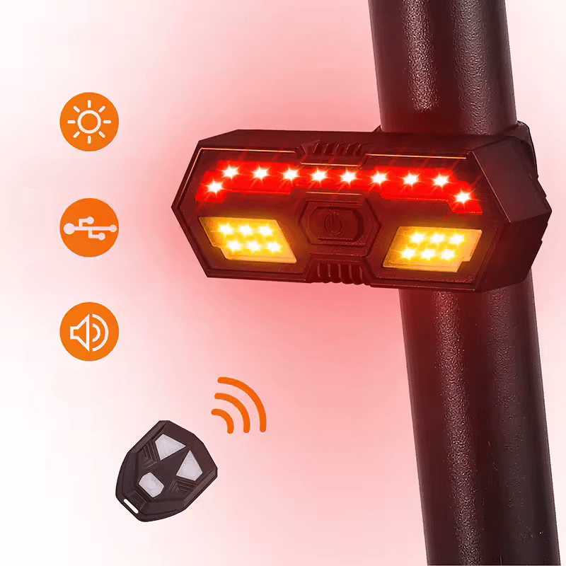 ✅Lampka Tylna Led Z
Kierunkowskazami
6 Trybów Pracy
Pilot Zdalnego Sterowania
8000 Lumenów
700 mAH