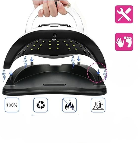 ✅Lampa UV Do Paznokci.
280W.
Trzy Czasy Suszenia