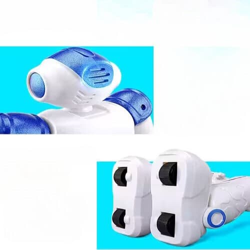 ✅Robot Interaktywny z Funkcją Sterowania Gestami. 
Patrole/Omijanie Przeszkód.
Oczy LED.